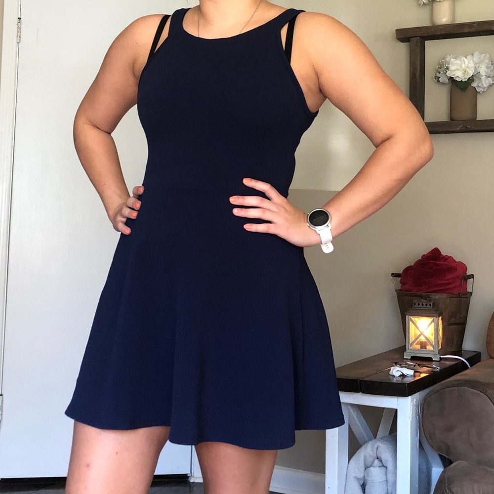 Blue dress